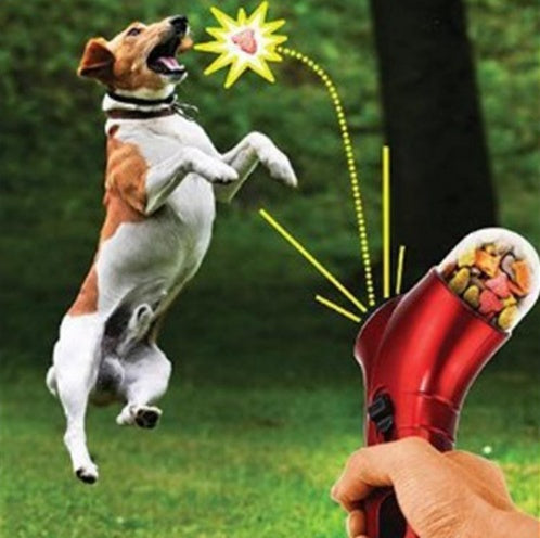 Interactive Pet Treat Launcher Toy for Dogs & Cats