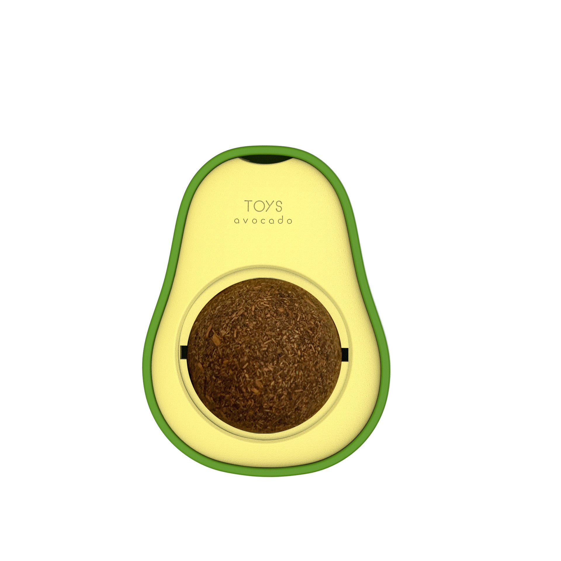 Avocado Catnip Ball Toy - 360° Self-Rolling Cat Mint Toy