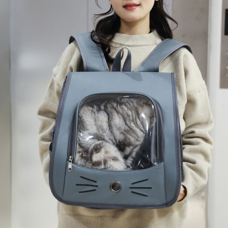 Breathable Pet Carrier Backpack for Cats & Small Dogs