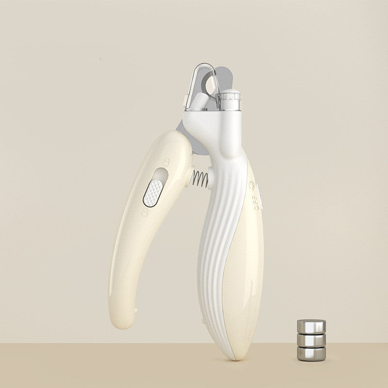 Professional Pet Nail Clippers with Built-In LED Light
