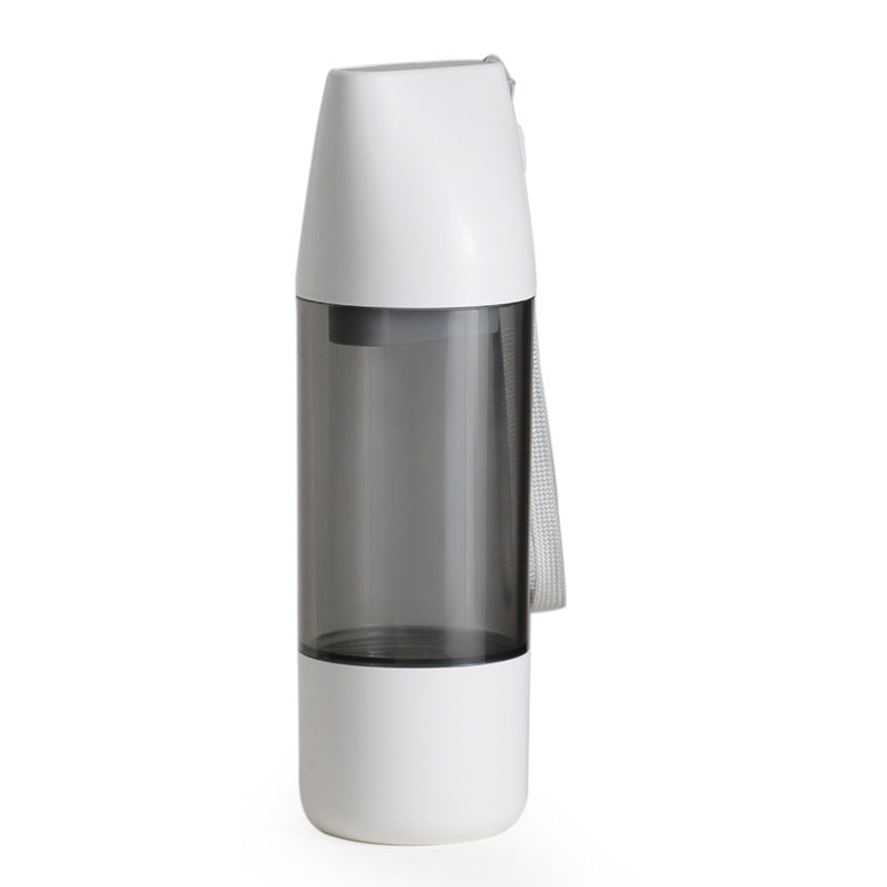 2-in-1 Portable Pet Water & Food Bottle for Dogs & Cats