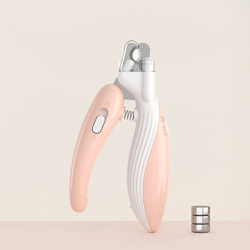 Professional Pet Nail Clippers with Built-In LED Light
