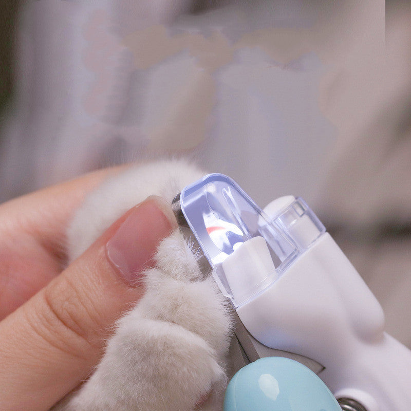 Professional Pet Nail Clippers with Built-In LED Light