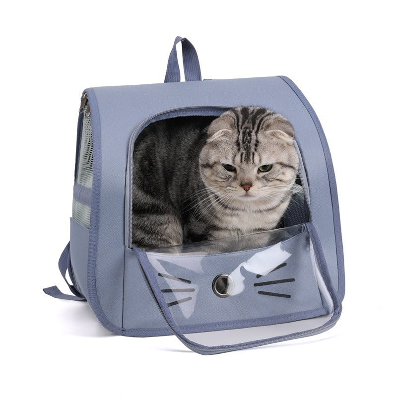 Breathable Pet Carrier Backpack for Cats & Small Dogs