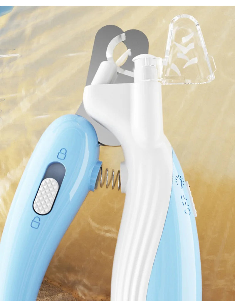 Professional Pet Nail Clippers with Built-In LED Light