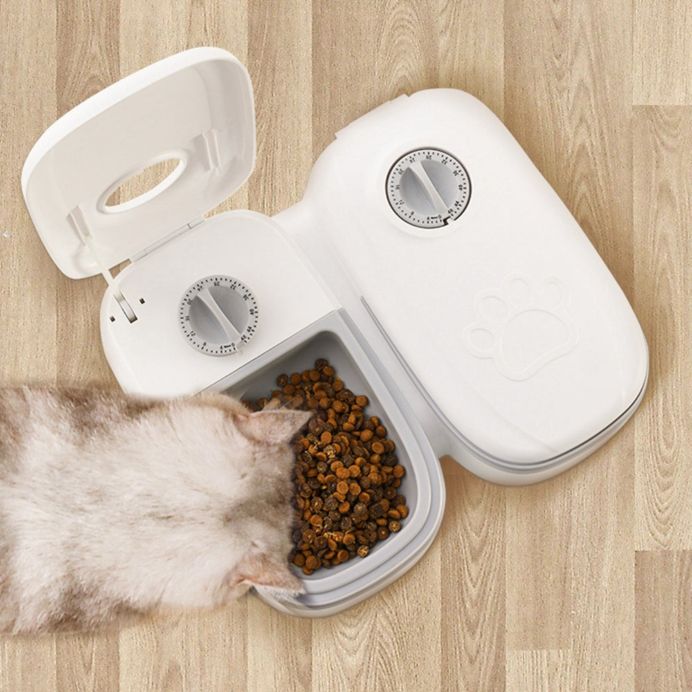 Gravity Auto Pet Feeder & Water Dispenser for Cats & Dogs