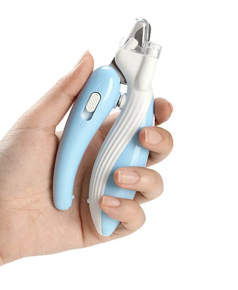 Professional Pet Nail Clippers with Built-In LED Light