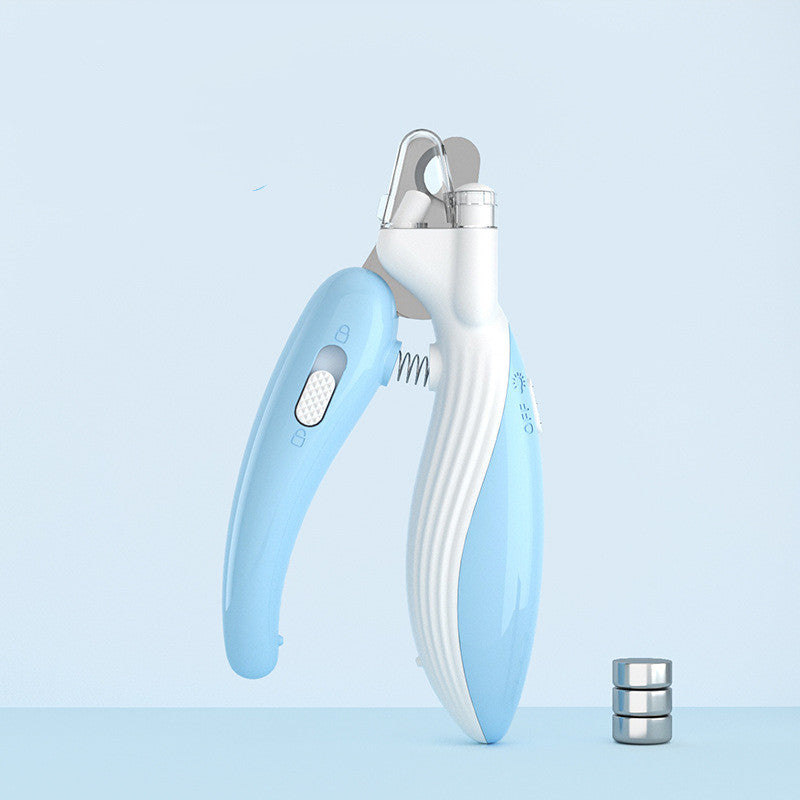 Professional Pet Nail Clippers with Built-In LED Light